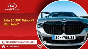 Biển số 30k đăng ký năm nào, ở đâu
