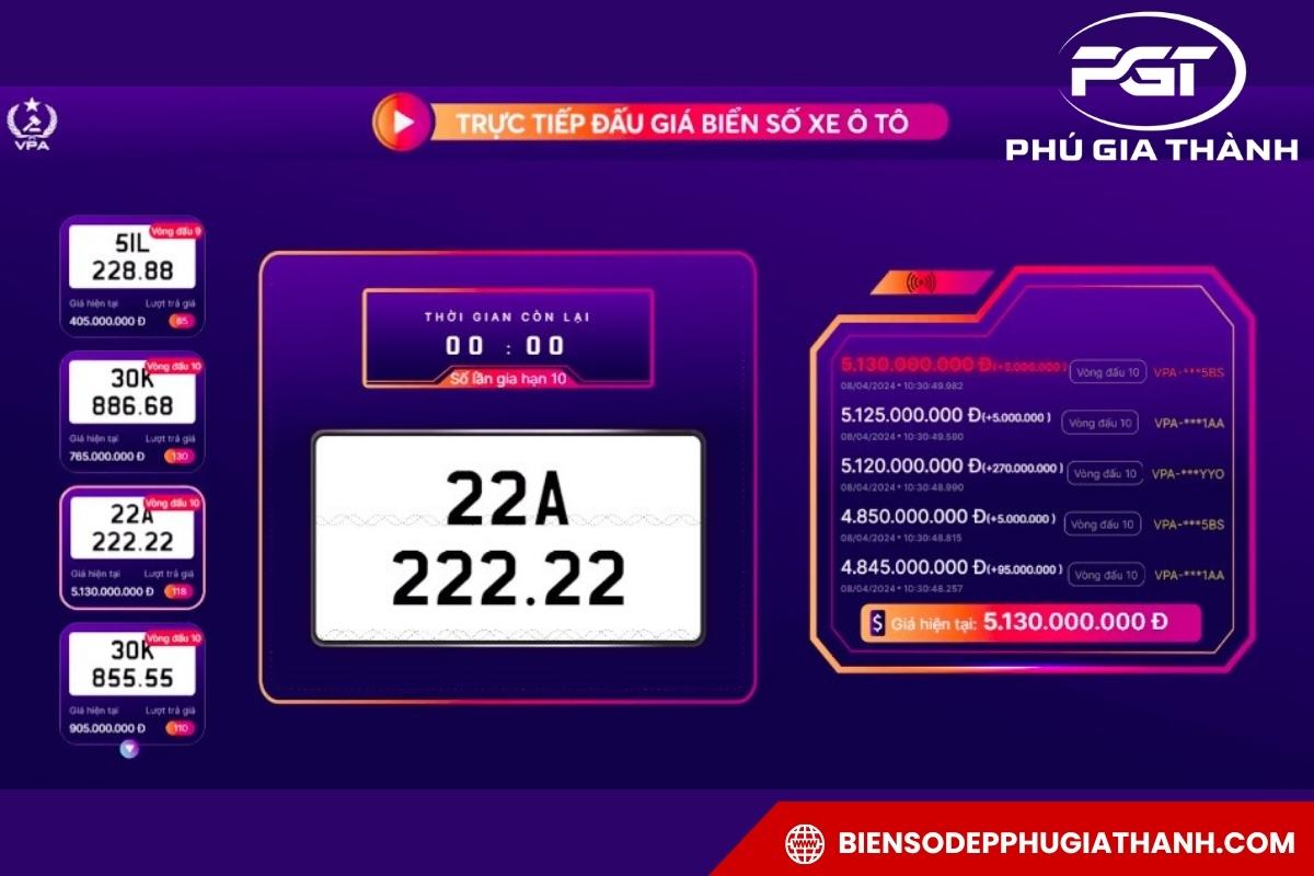 Truy cập Cổng thông tin đấu giá quốc gia: dgbs.vpa.com.vn