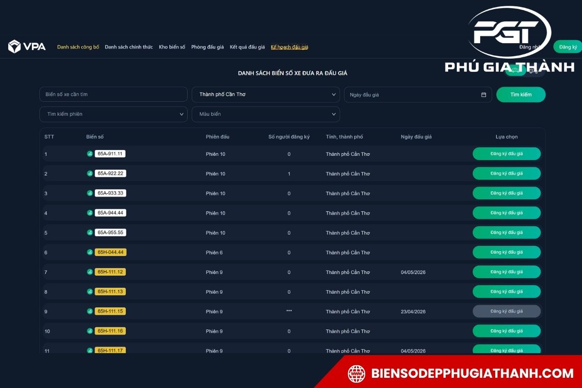 truy cập trực tiếp Cổng Thông tin Đấu giá Tài sản Quốc Gia (dgbs.vpa.com.vn) hoặc tải app ĐGBS - VPA