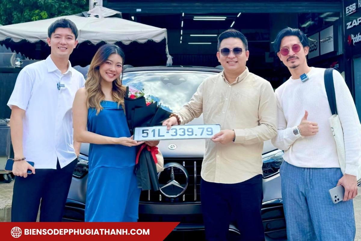 Biển số xe hơi có số 39 và 79 thần tài