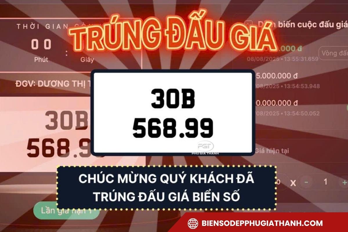 Phiên đấu giá biển số xe hơi Hà Nội online.