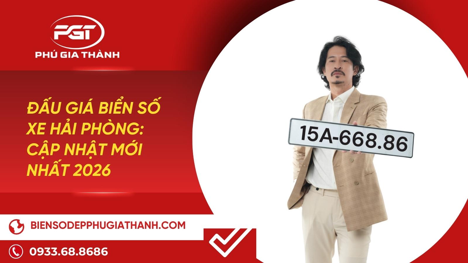 Đấu giá biển số xe Hải Phòng cập nhật mới nhất