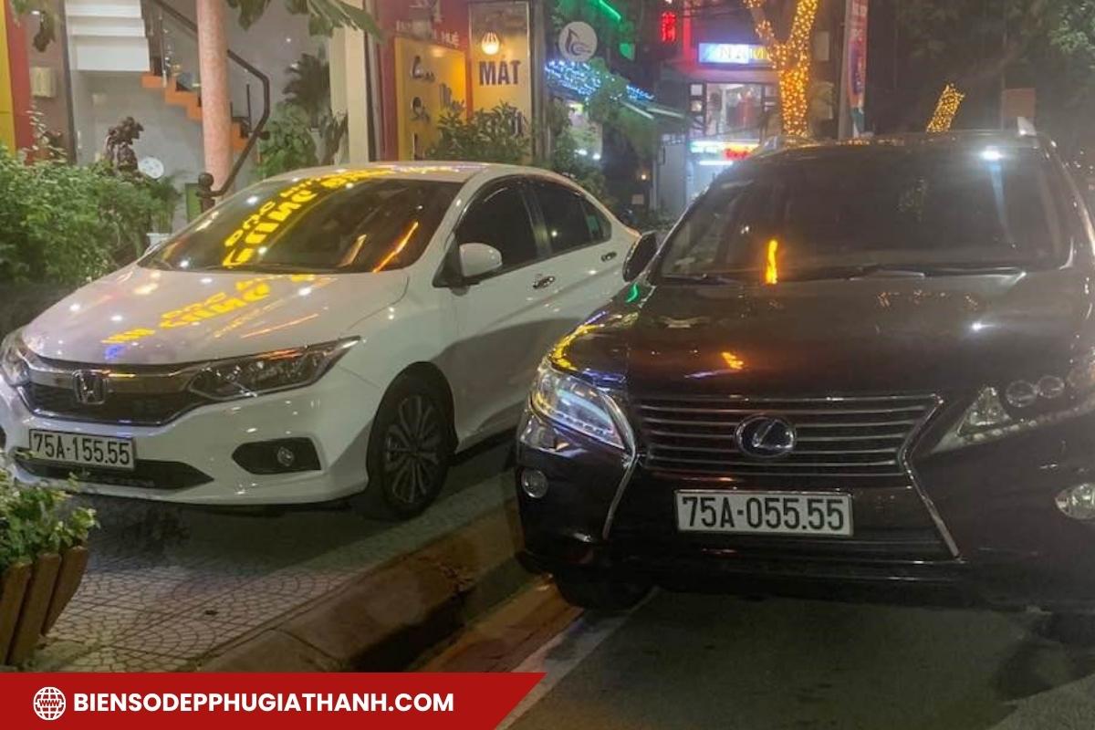 Biển số tứ quý đẹp gắn lên xe ô tô tại Huế