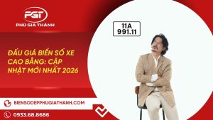 đấu giá biển số đẹp Cao Bằng cập nhật mới nhất