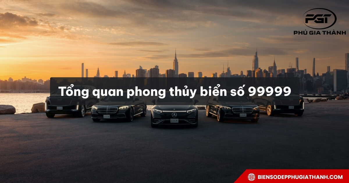 Dịch ý nghĩa biển số 99999 theo phong thủy