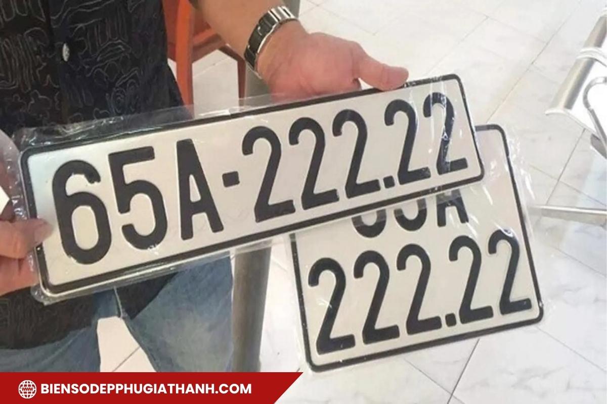 Mẫu biển số xe hơi thành phố Cần Thơ