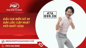 danh sách đấu giá biển số đẹp