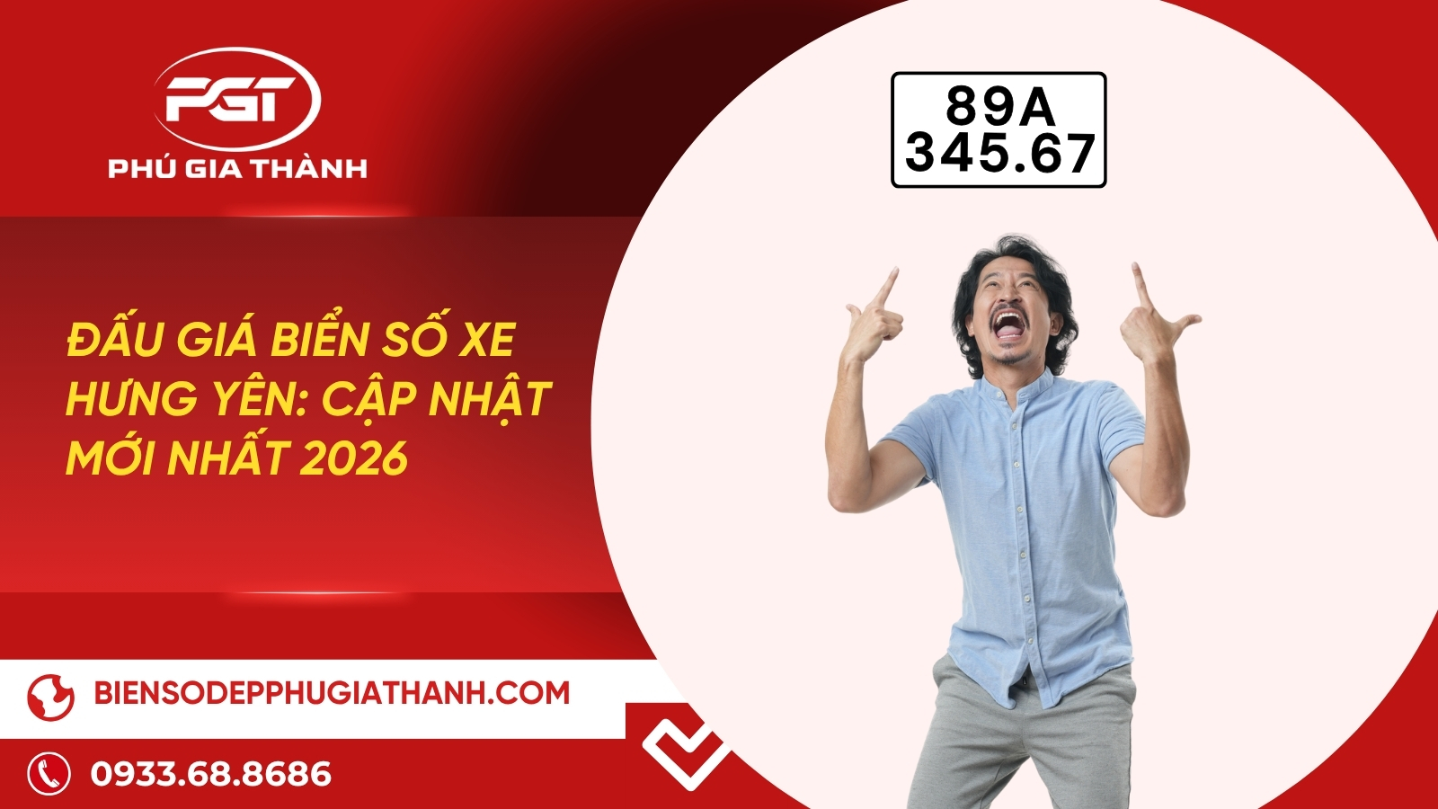 Danh sách đấu giá biển số xe Hưng Yên cập nhật mới nhất