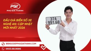 danh sách đấu giá biển số xe tỉnh Nghệ An