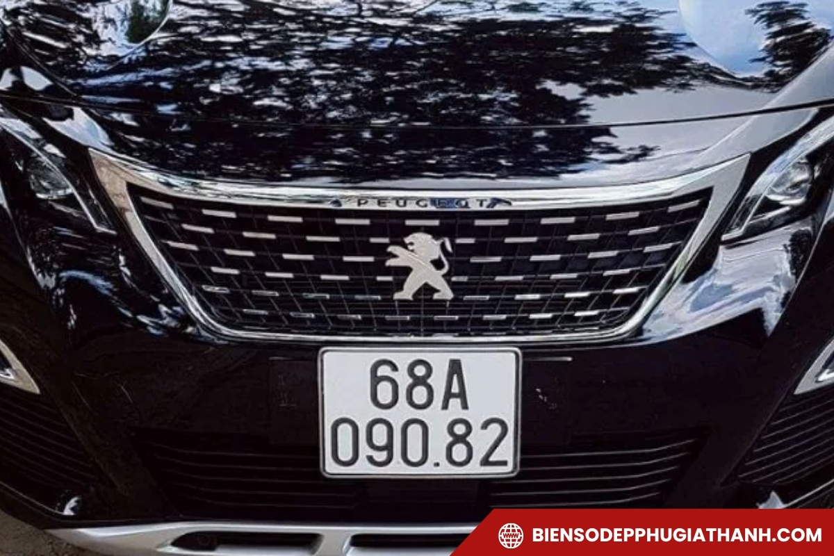 Xe ô tô gắn biển số đẹp An Giang với đầu số 68 