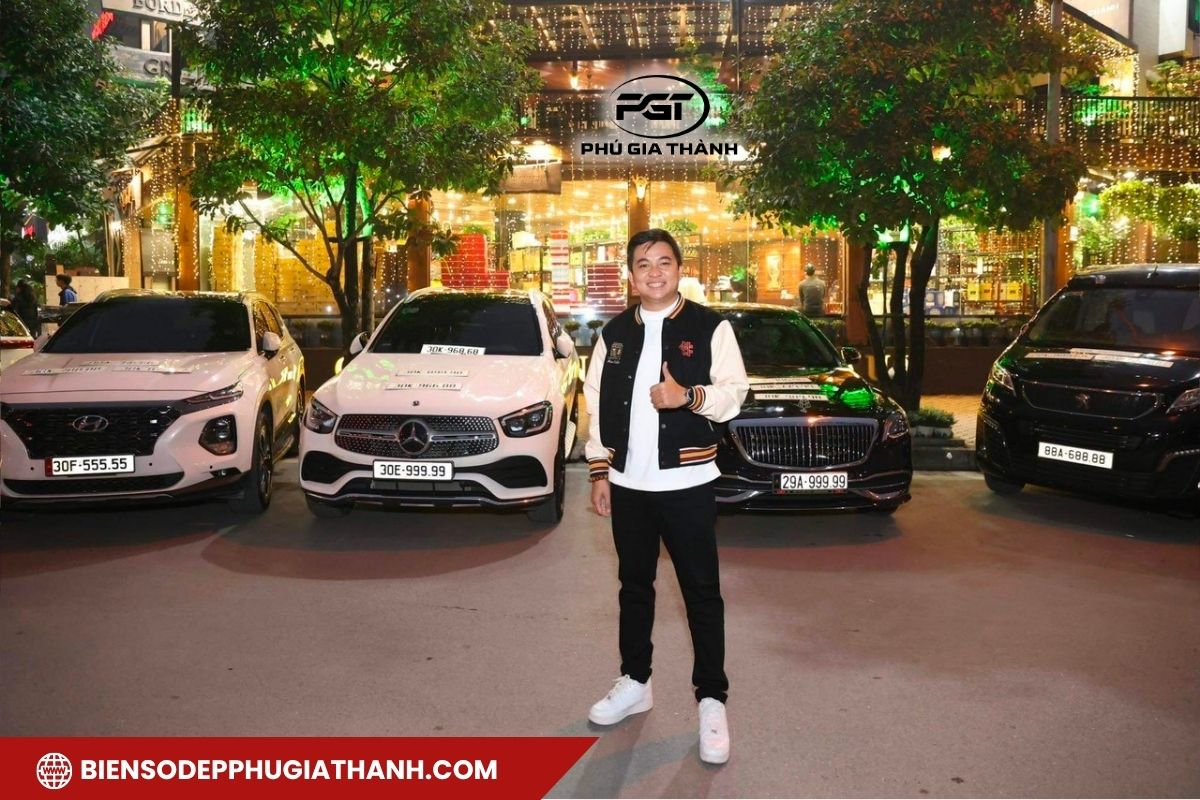 Xe ô tô gắn biển số đẹp của Phú Gia Thành