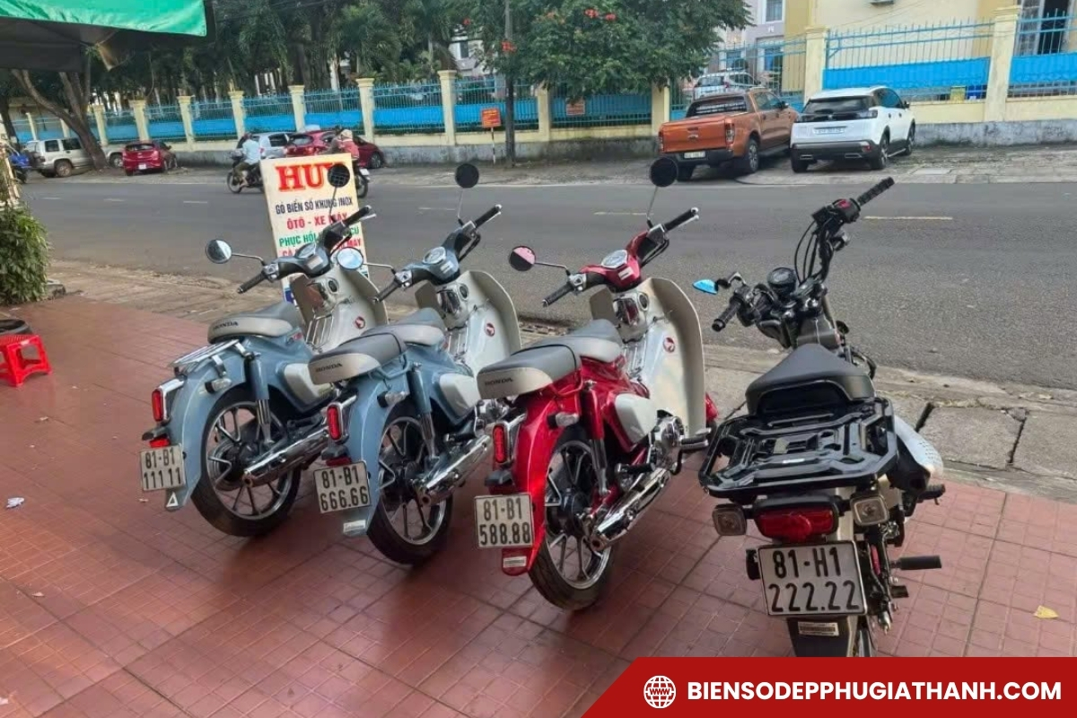 Biển số xe máy 81 thuộc tỉnh Gia Lai