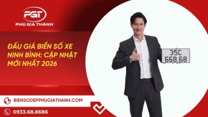 danh sách đấu giá biển số đẹp Ninh Bình