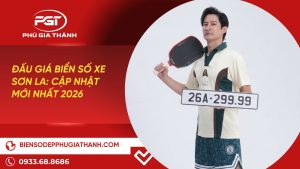 danh sách đấu giá biển số xe tỉnh Sơn La