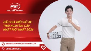 Danh sách đấu giá biển số xe Thái Nguyên