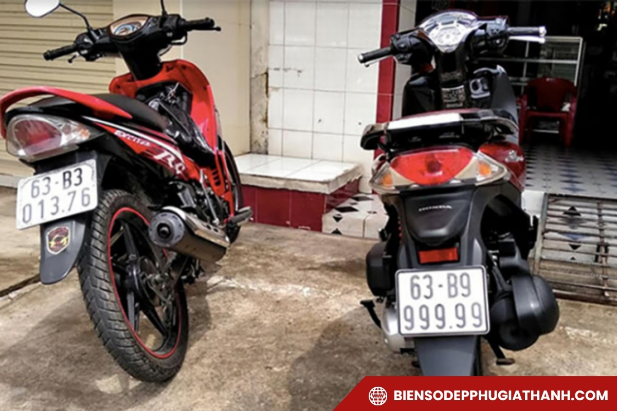 Xe máy có biển số 63 nay thuộc tỉnh Đồng Tháp